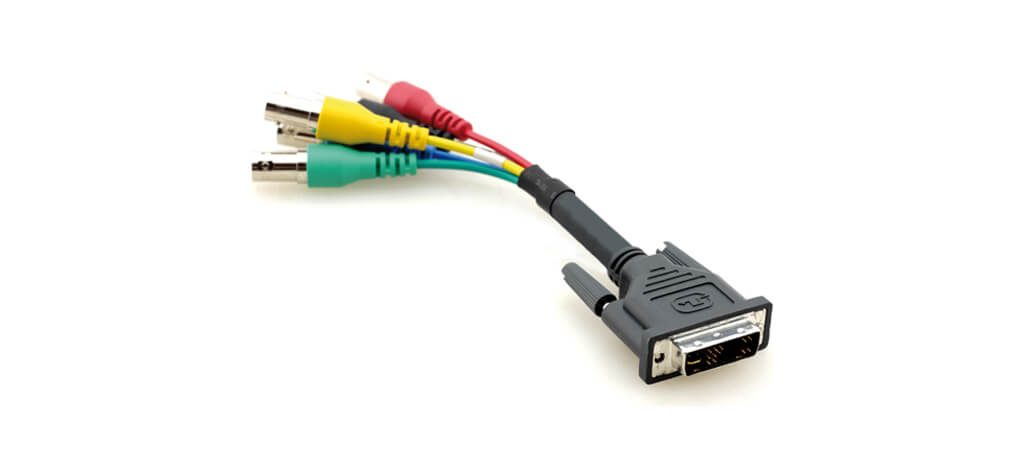 Kramer ADC-DMA/5BF-1 DVI-A (M) to 5 BNC (F) Adapter Cable product image