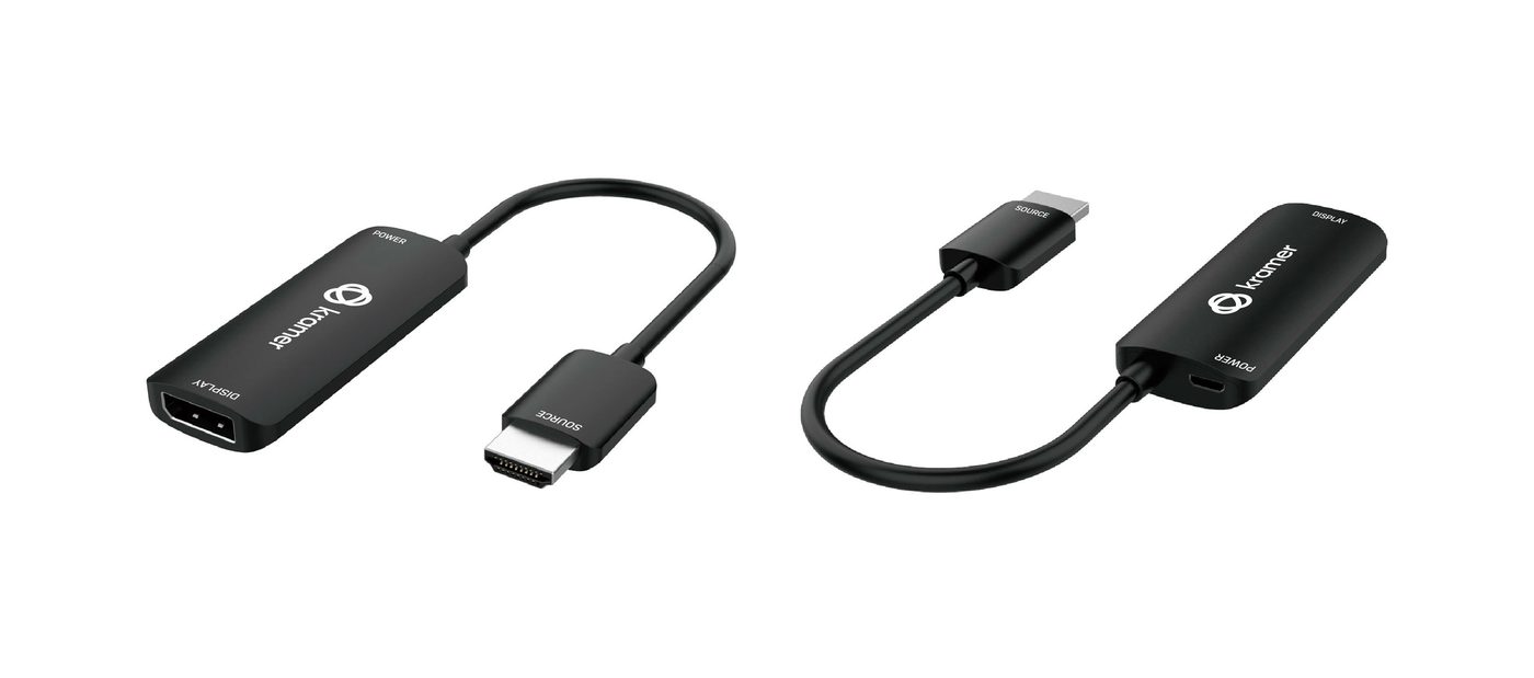 Kramer ADC-HM/DPF/UHD 4K HDMI (M) to DisplayPort(F) Adapter Cable - view 2