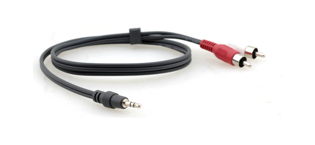 Kramer C-A35M/2RAM 3.5mm to 2 RCA Breakout Cable