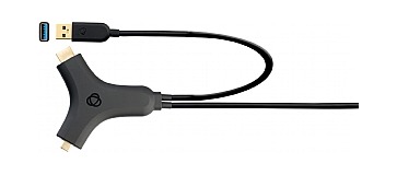 Kramer C-CU32/UC+H Active Multi-Format Input (M) to USB C Output (M) Adapter Cable
