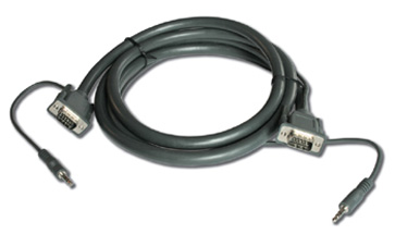 Kramer C-GMA/GMA 15-pin HD & 3.5mm Stereo Audio Cable