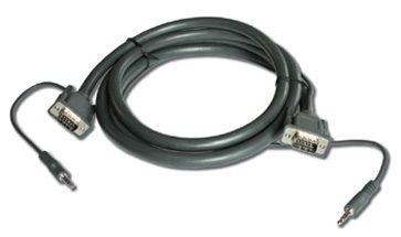 Kramer C-GMA/GMA 15-pin HD & 3.5mm Stereo Audio Cable product image