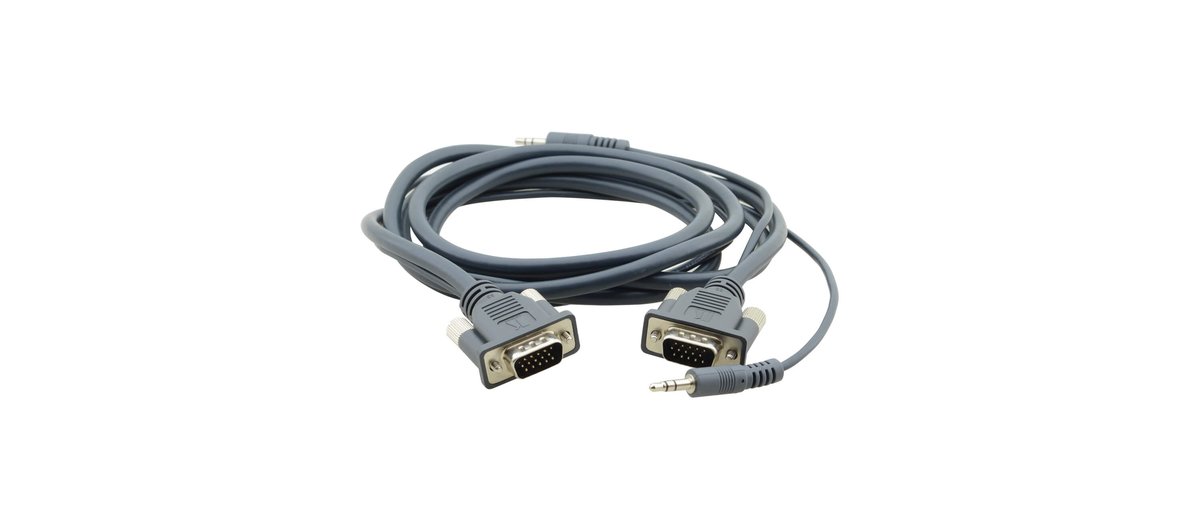 Kramer C-MGMA/MGMA 15-pin HD & 3.5mm Stereo Audio Micro Cable