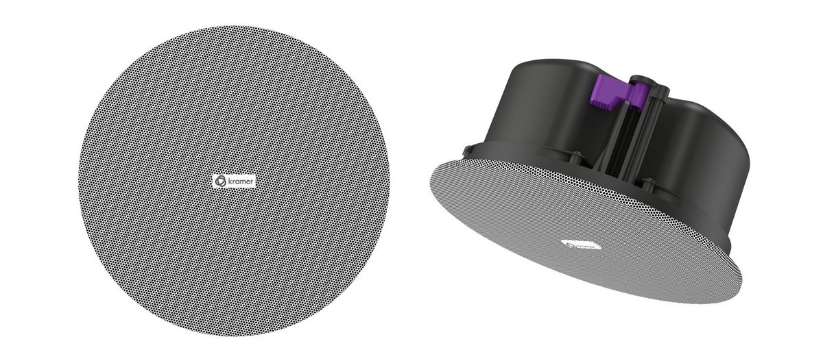 Kramer CL-4P 4", In-ceiling, two-way, closed back co-axial passive speaker - view 2