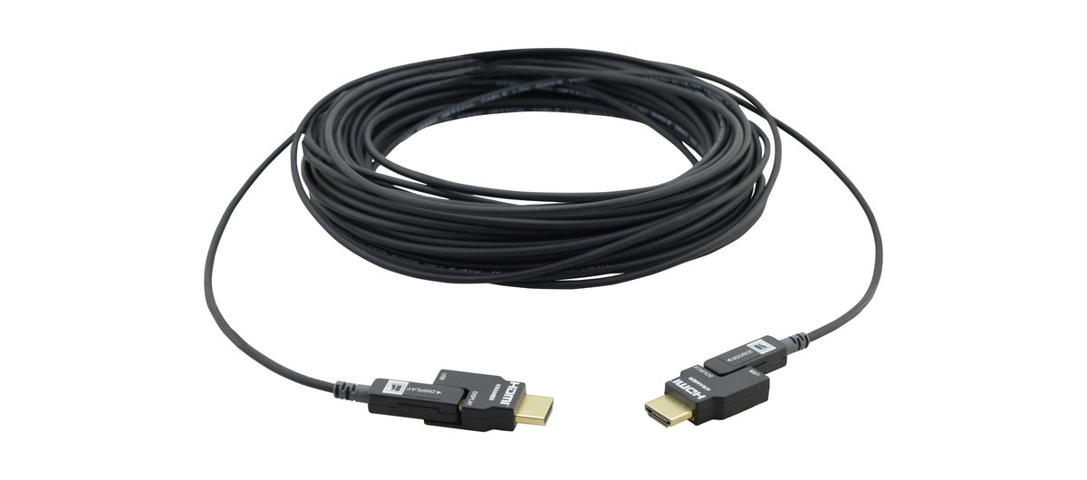 Kramer CP-AOCH/60 Active Optical 4K Pluggable HDMI Cable - Plenum Rated