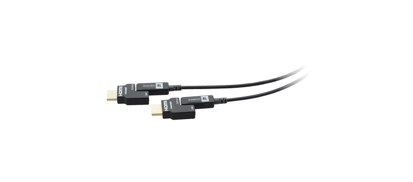 Kramer CP-AOCH/60 Active Optical 4K Pluggable HDMI Cable - Plenum Rated - view 2