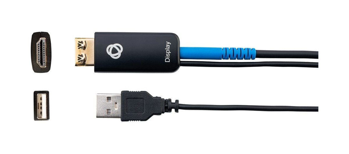 Kramer CP-AOCH/PF Pure fiber Optical Armored 4K HDMI Cable product image