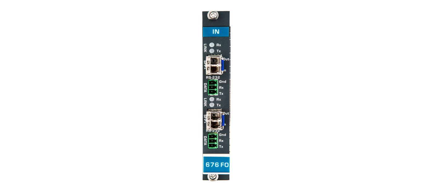 Kramer F676-IN2-F16 4K60 4:2:0 HDMI over Ultra-Reach MM/SM Fiber Optic Input Card product image