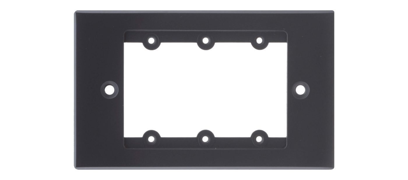 Kramer FRAME-1G Frame for Wall Plate Inserts - 1 Gang - view 2
