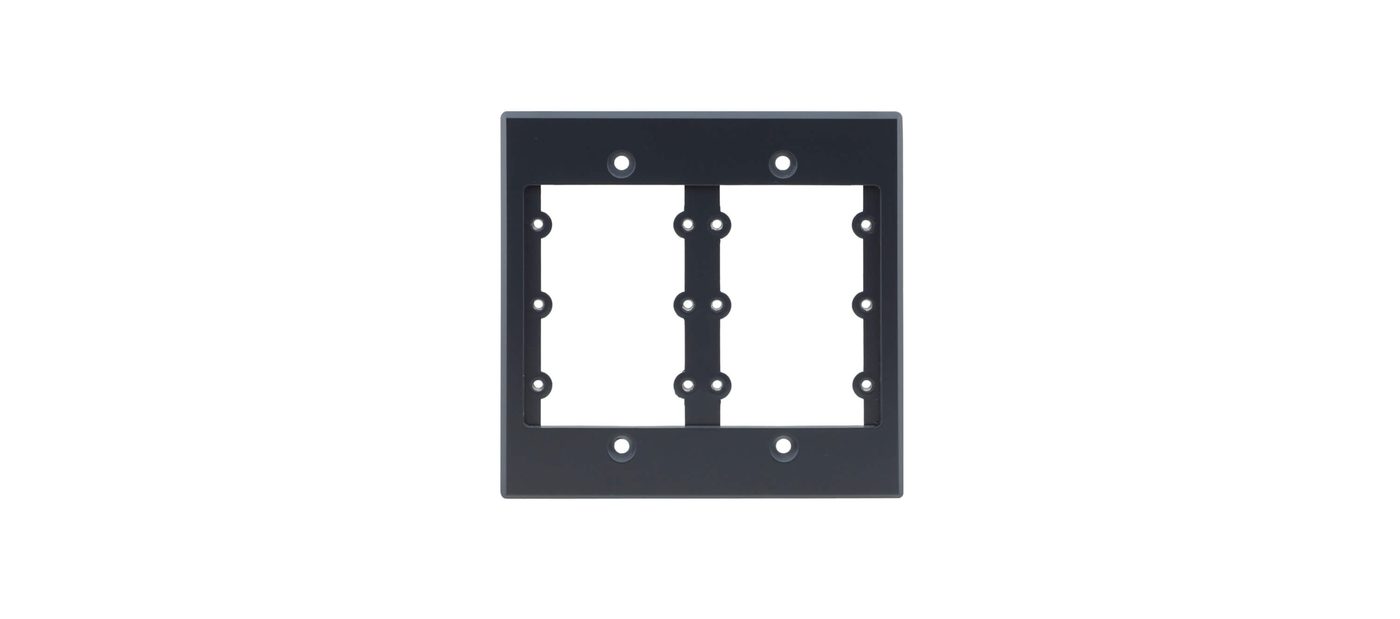 Kramer FRAME-2G Frame for Wall Plate Inserts - 2 Gang - view 2