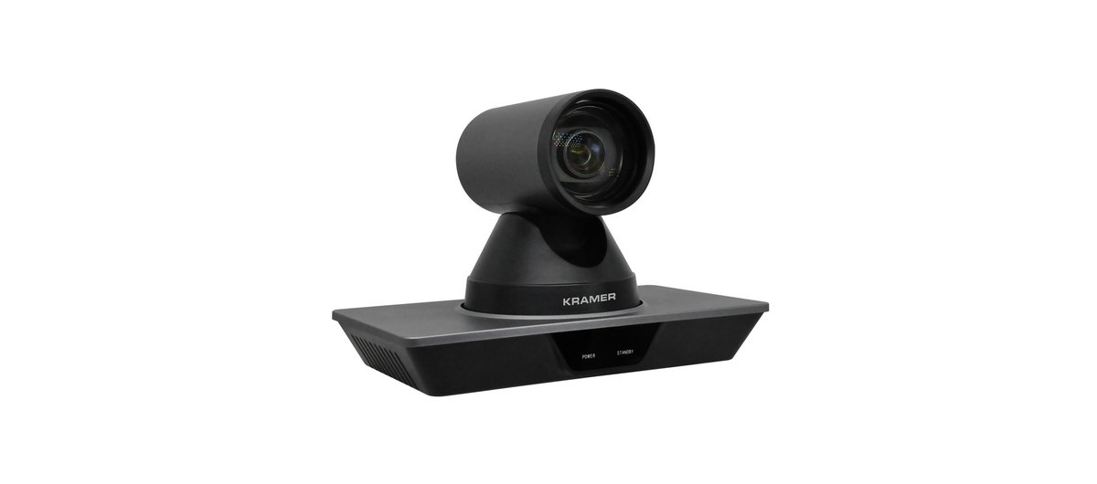 Kramer K-CAM4K 4K PTZ Camera, 71-Degree Wide-Angle Lens & 12x Optical Zoom