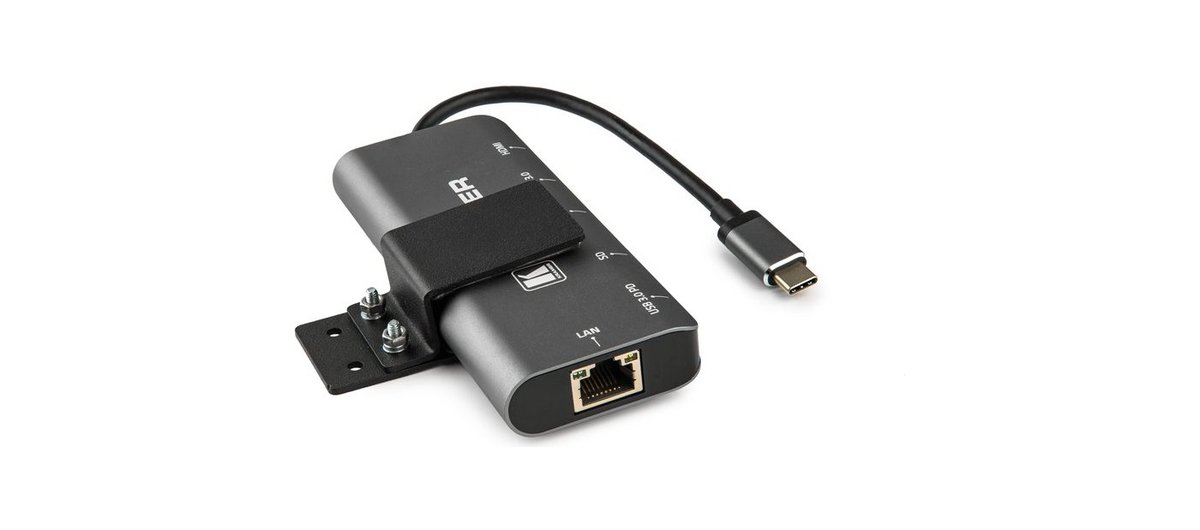 Kramer KDOCK-1/2/3-HOLDER Bracket for KDock USB-C Hub Multiport Adapters - view 4