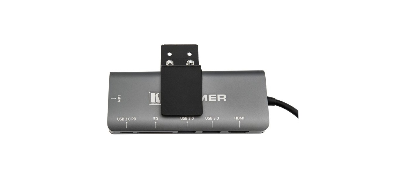 Kramer KDOCK-1/2/3-HOLDER Bracket for KDock USB-C Hub Multiport Adapters - view 5