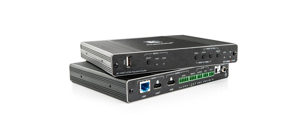 Kramer KIT-400 4K Auto-Switcher/Scaler Kit over Long-Reach HDBaseT - view 3