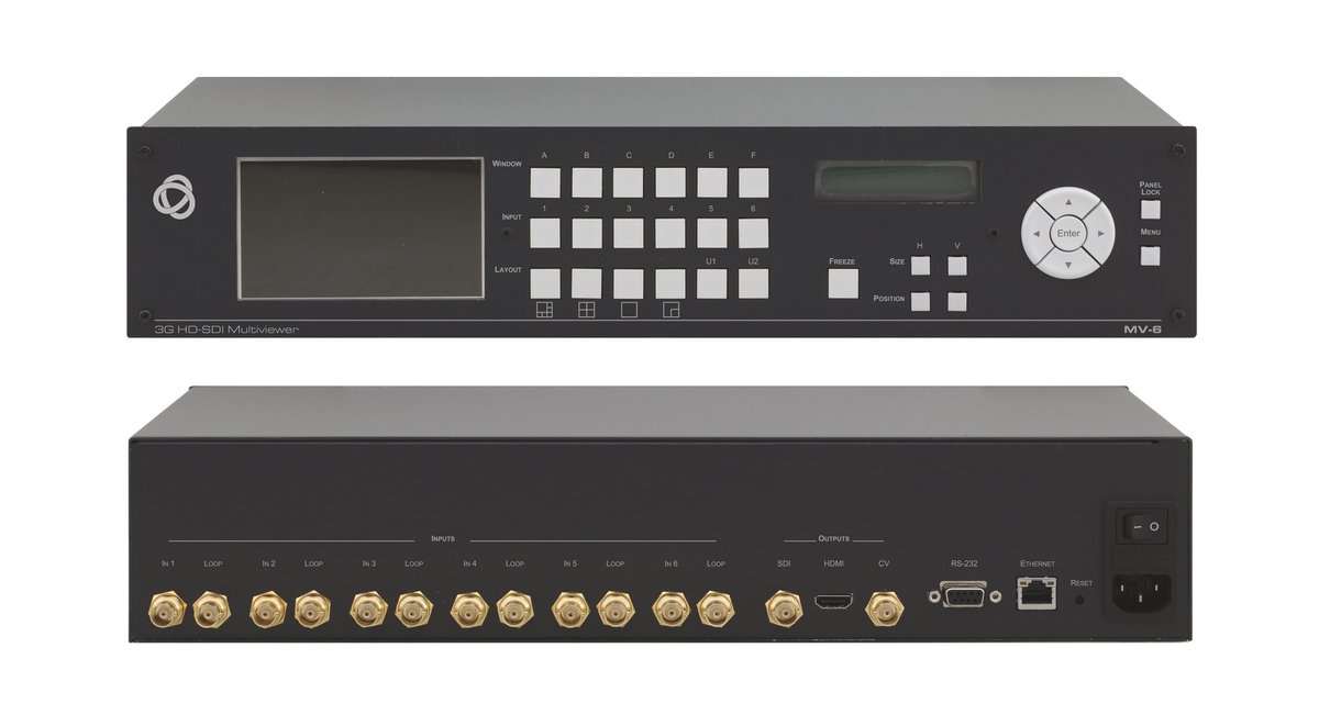 Kramer MV-6 3G HD-SDI Multiviewer