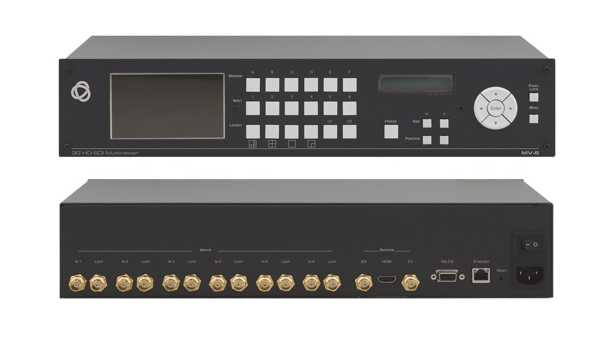 Kramer MV-6 3G HD-SDI Multiviewer product image