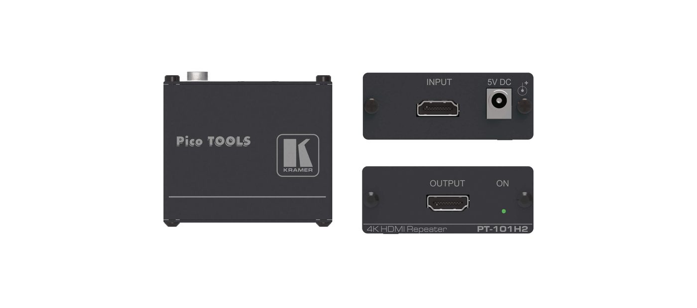 Kramer PT-101H2 4K HDR HDMI Repeater and Extender product image