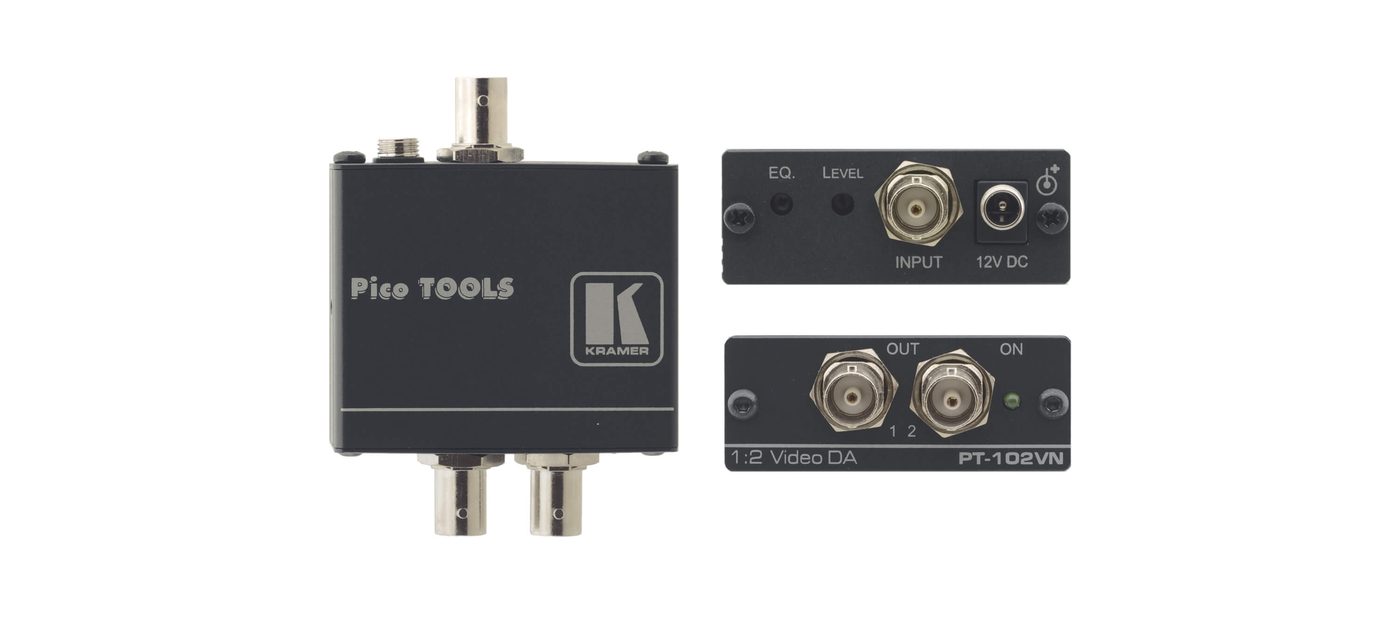 Kramer PT-102VN 1:2 Composite Video Distribution Amplifier product image