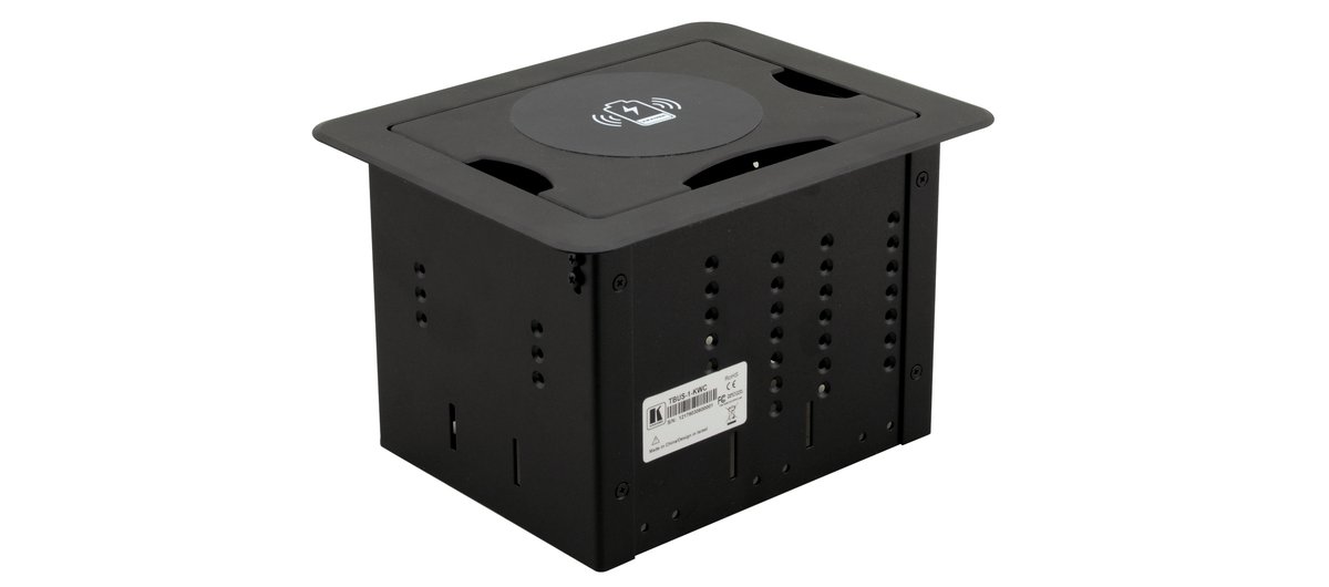 Kramer TBUS-1-KWC Modular Connectivity Enclosure with Wireless Charging Spot