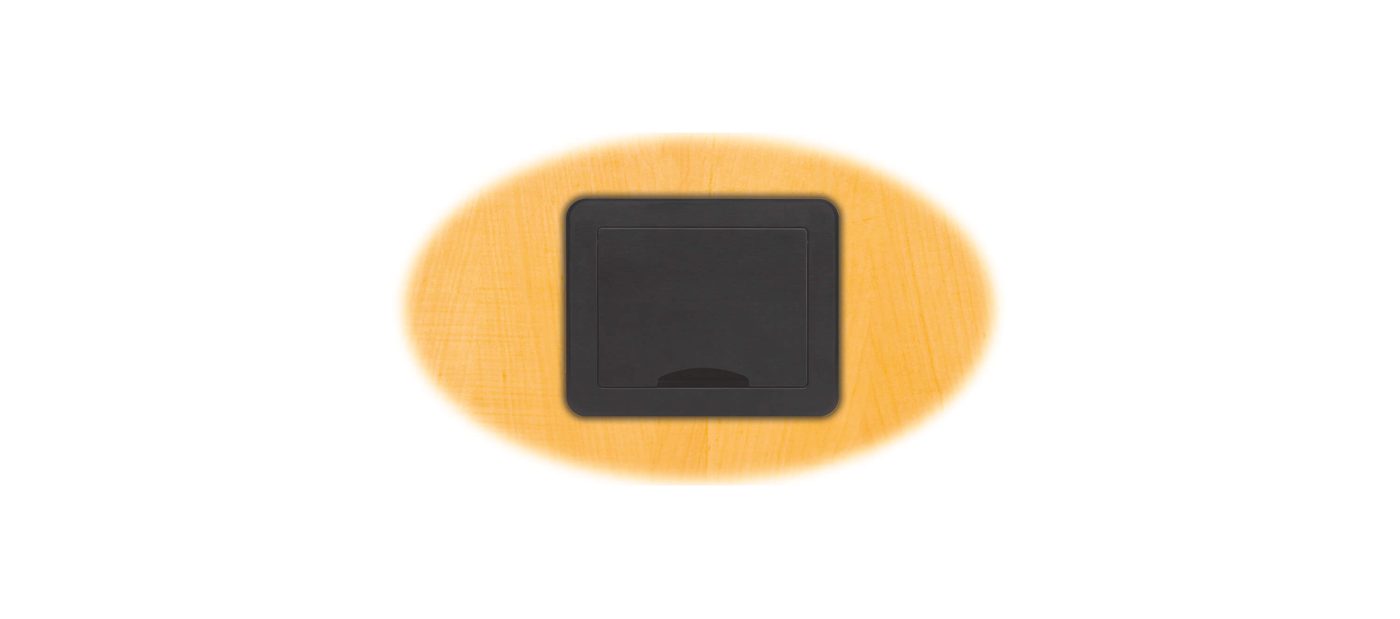 Kramer TBUS-1Axl Table Mount Modular Multi-Connection Solution - Tilt-Up Lid - view 5