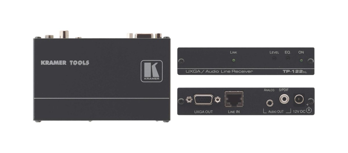 Kramer TP-122xl Computer Graphics Video & Stereo Audio over Twisted Pair Receiver