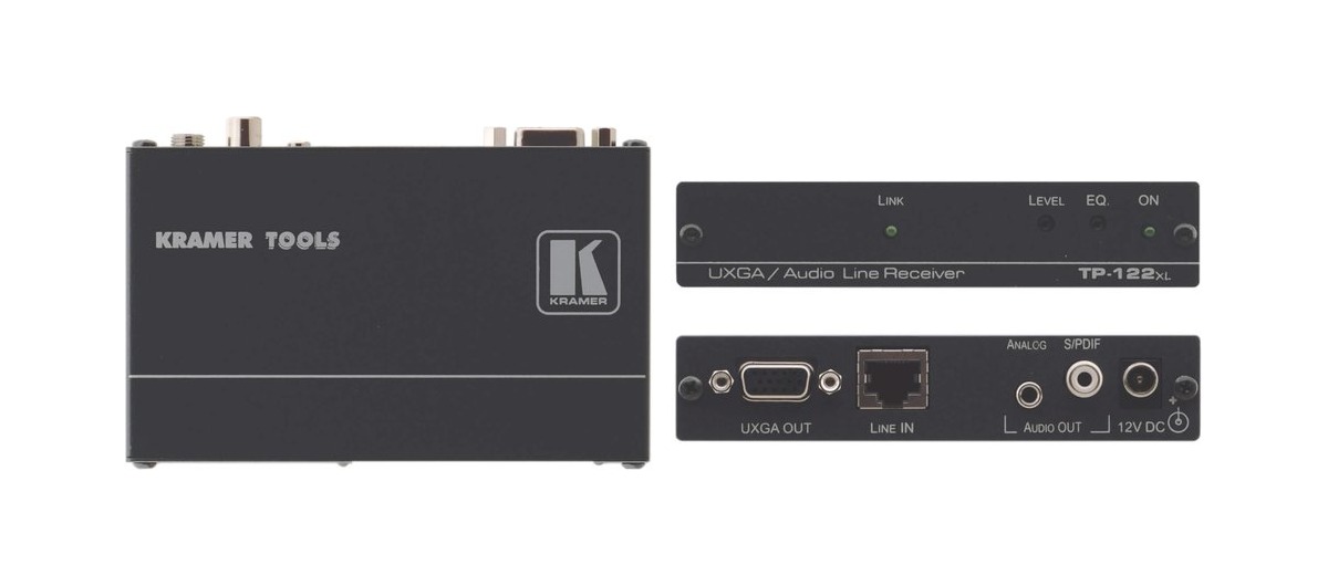 Kramer TP-122xl Computer Graphics Video & Stereo Audio over Twisted Pair Receiver product image