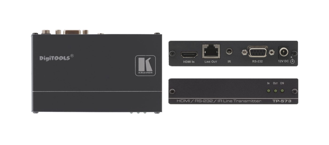 Kramer TP-573 HDMI, Bidirectional RS-232 & IR over Twisted Pair Transmitter - view 2