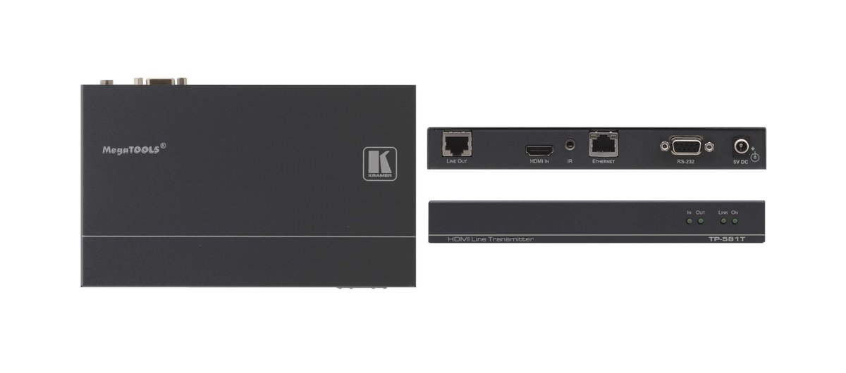 Kramer TP-581T HDMI, Bidirectional RS-232, Ethernet & IR over HDBaseT Twisted Pair Transmitter