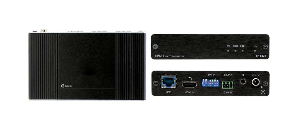 Kramer TP-583T 4K HDR HDMI Transmitter with RS-232 & IR over Long-Reach HDBaseT product image
