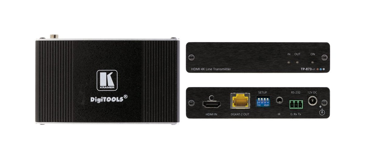 Kramer TP-873xr 4K HDR HDMI Compact PoC Extender (Transmitter) product image