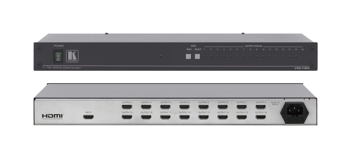 Kramer VM-16H 1:16 HDMI Distribution Amplifier - view 2