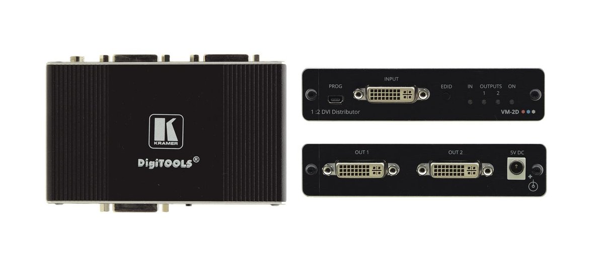 Kramer VM-2D 1:2 4K60 4:2:0 DVI DA product image