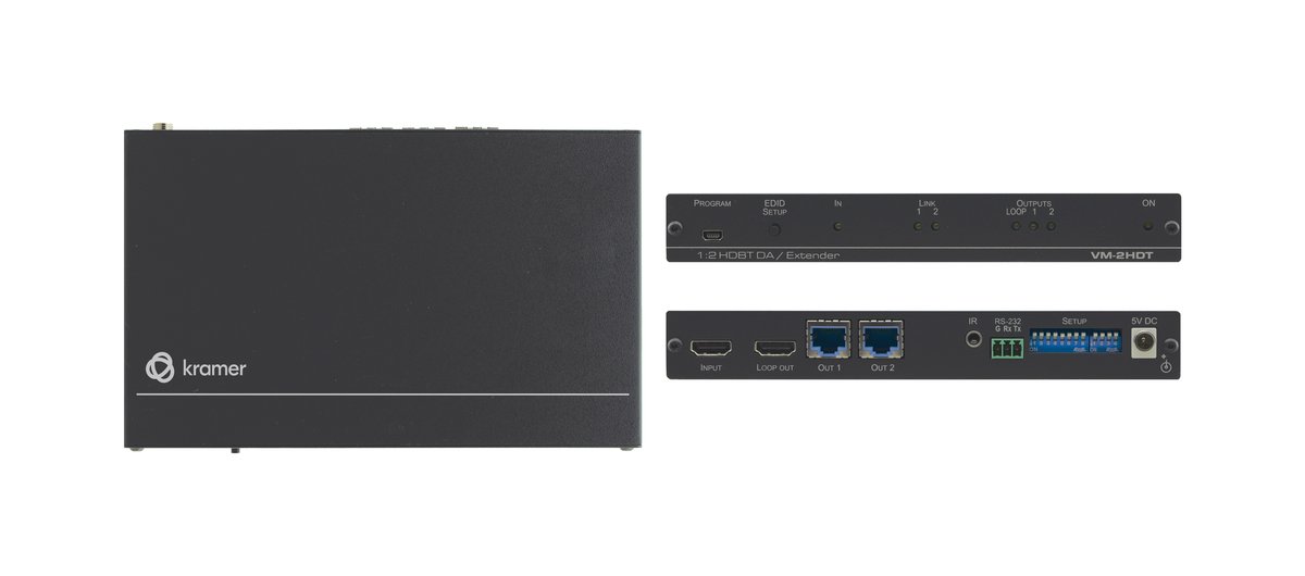 VM-2HDT 1:2+1 4K60 4:2:0 HDMI to Long-Reach HDBaseT DA