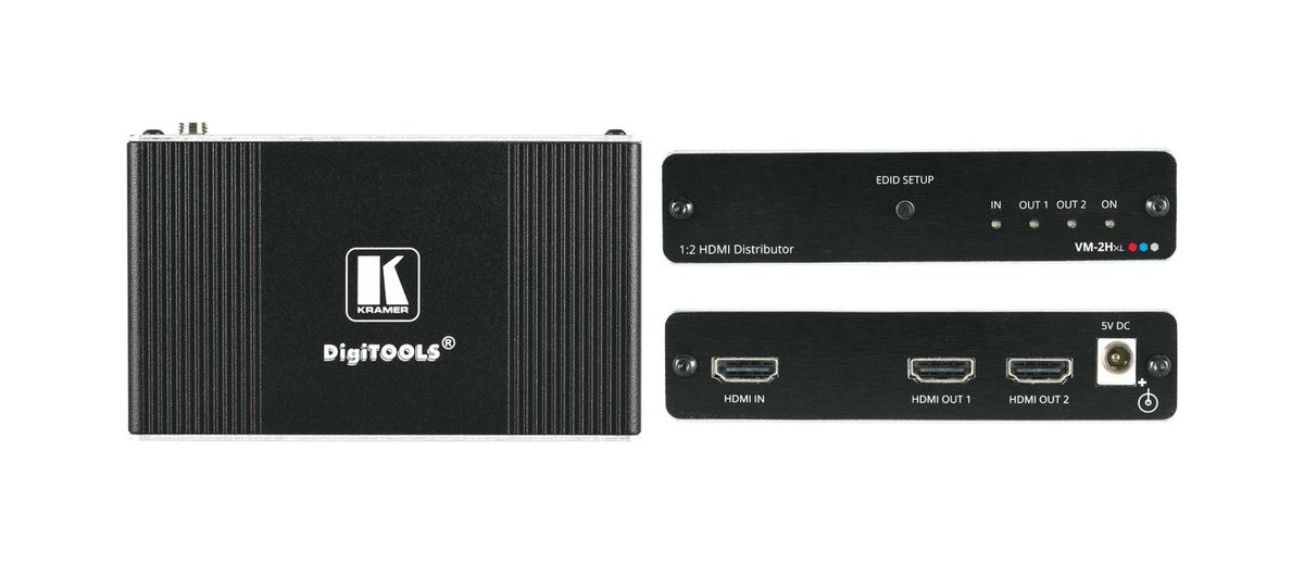 Kramer VM-2Hxl 1:2 HDMI Distribution Amplifier product image