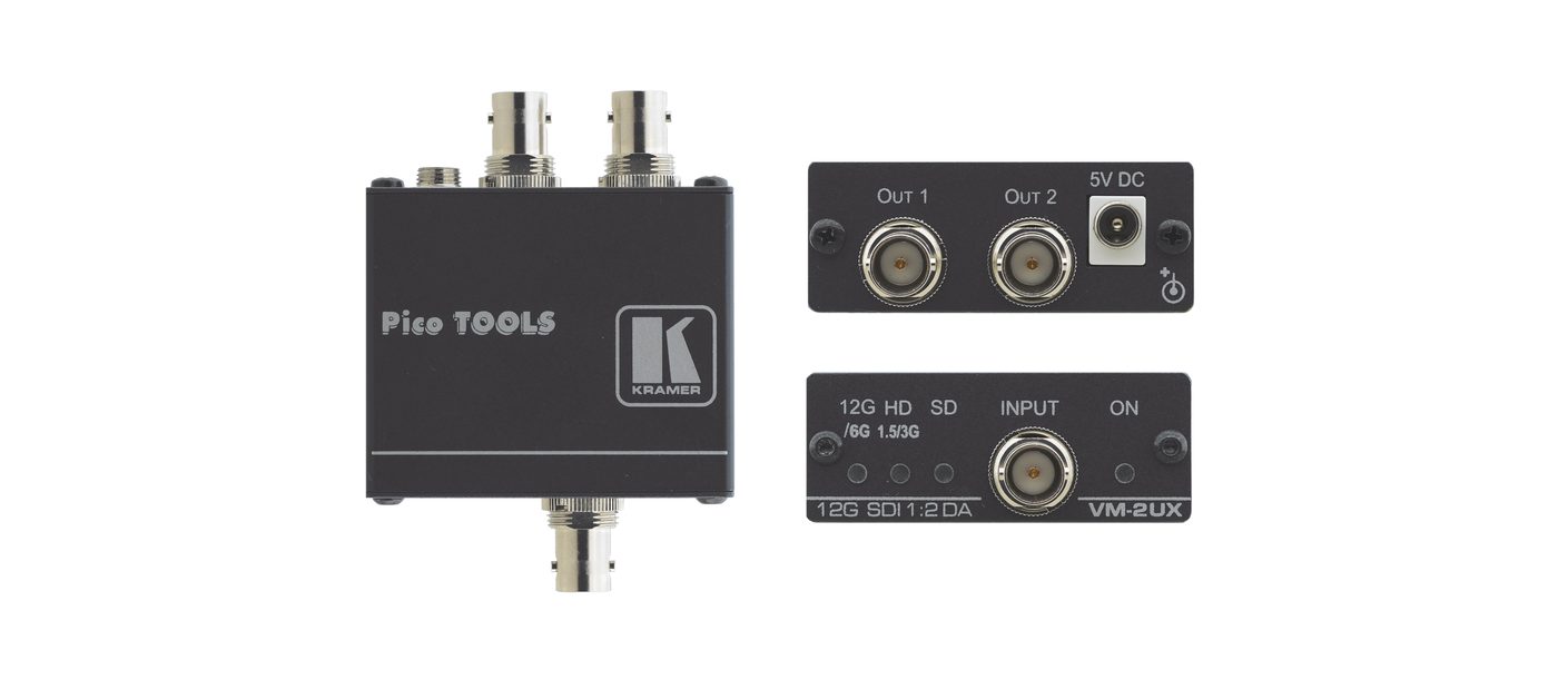 Kramer VM-2UX 1:2 4K 12G SDI DA product image