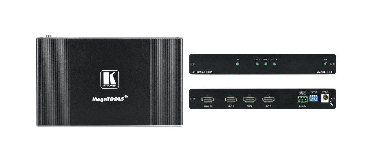 Kramer VM-3H2 1:3 4K HDR HDMI DA product image