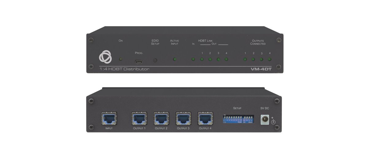 Kramer VM-4DT 1:4 4K60 4:2:0 Long-Reach HDBaseT DA
