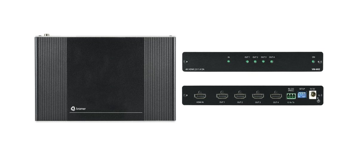 Kramer VM-4H2 1:4 4K HDR HDMI DA product image