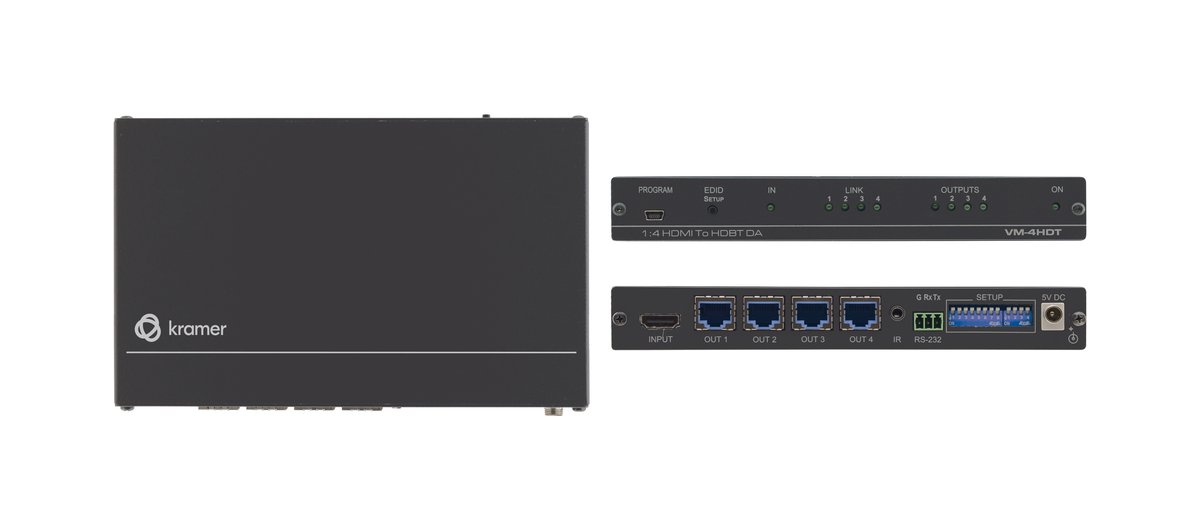 Kramer VM-4HDT 1:4 4K60 4:2:0 HDMI to Long-Reach HDBaseT DA