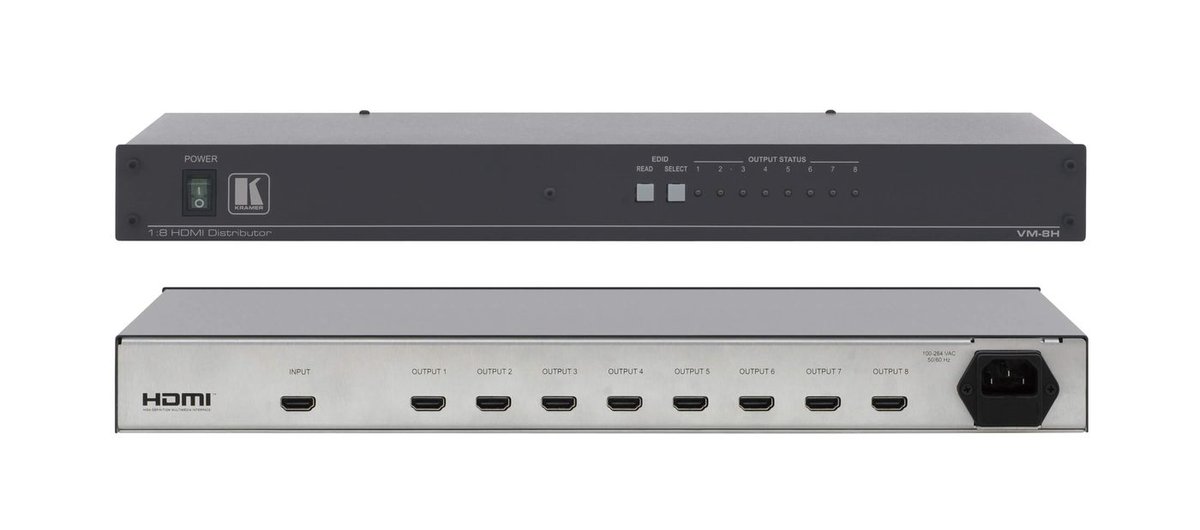 Kramer VM-8H 1:8 HDMI Distribution Amplifier - view 2