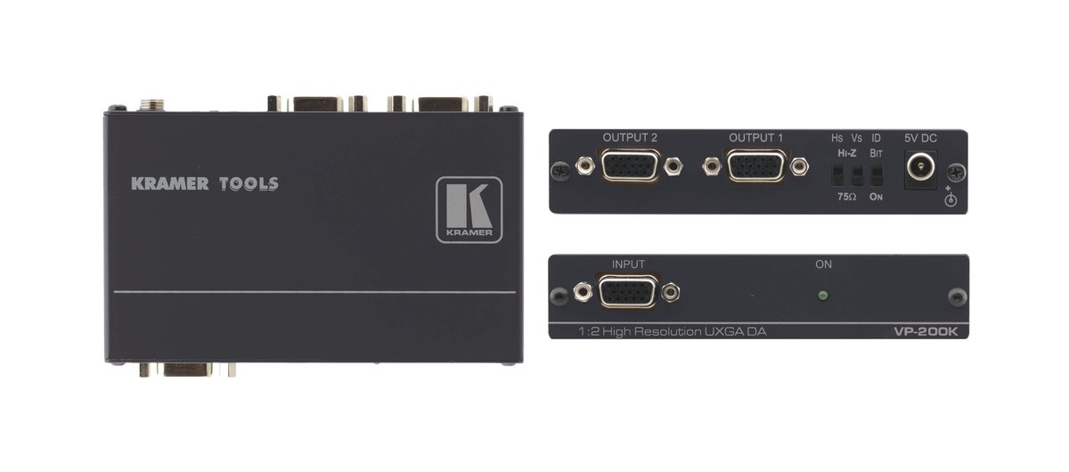 Kramer VP-200K 1:2 Computer Graphics Video Distribution Amplifier