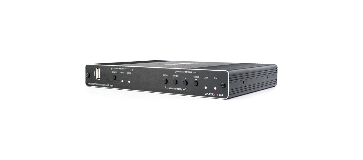 Kramer VP-427X 2x1 4K Auto-Switcher/Scaler Receiver over Long-Reach HDBaseT