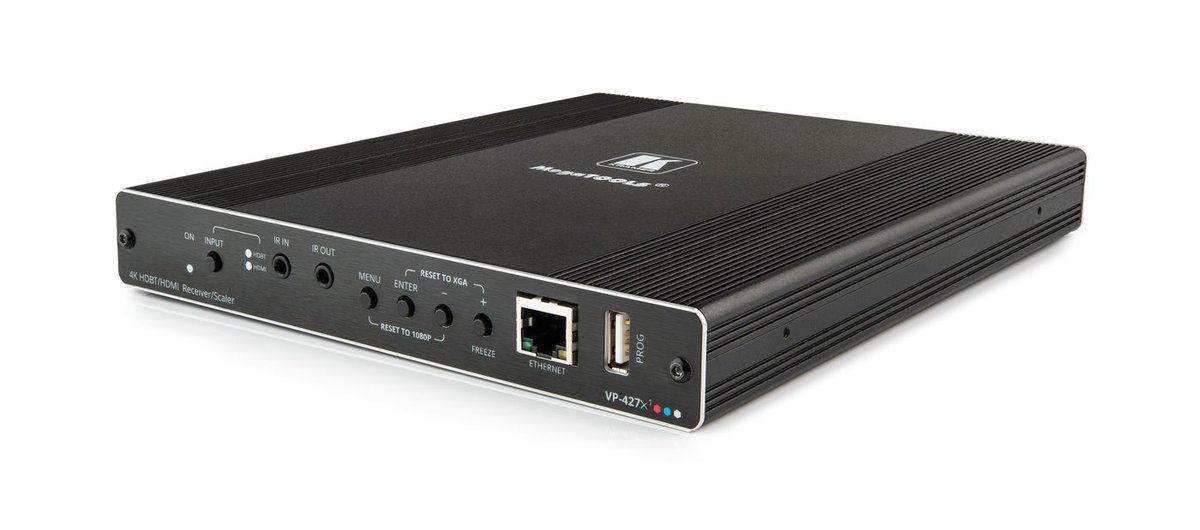 Kramer VP-427X1 2x1 4K Auto-Switcher/Scaler Receiver over Extended-Reach HDBaseT - view 2