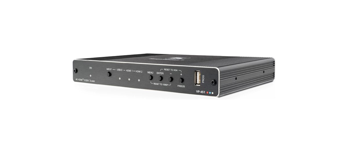 Kramer VP-451 18G 4K HDR HDMI ProScale Digital Scaler with HDMI and USB-C Inputs