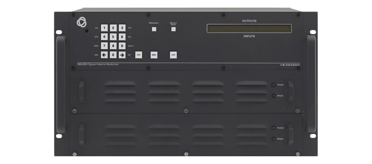 Kramer VS-3232DN-EM 4x4 to 32x32 Modular 4K60 4:2:0 Multi-Format Managed Digital Matrix Switcher product image