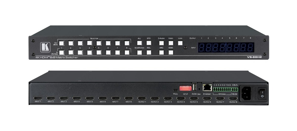 Kramer VS-88H2 8x8 4K60 HDMI Matrix