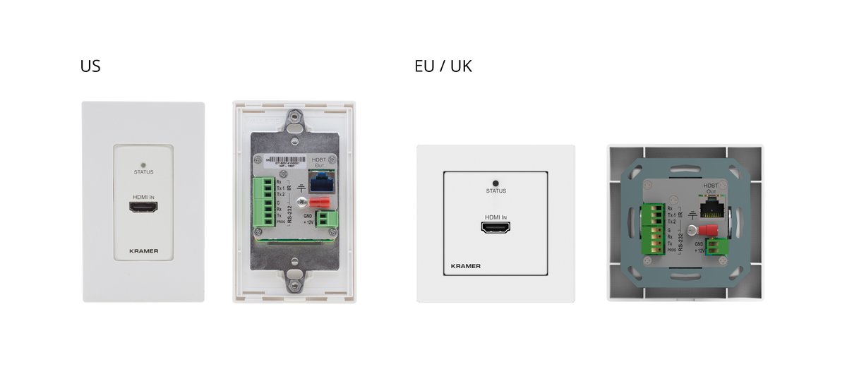 Kramer WP-789T HDMI Wall-Plate HDBaseT Transmitter