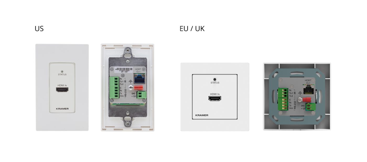 Kramer WP-789T HDMI Wall-Plate HDBaseT Transmitter product image