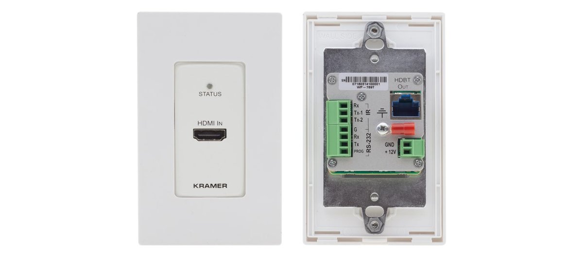 Kramer WP-789T HDMI Wall-Plate HDBaseT Transmitter - view 2