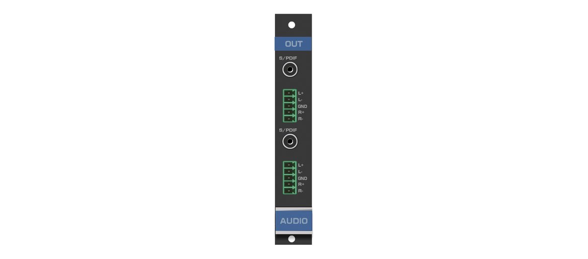 Kramer AAD-OUT2-F16 2-Channel Analog & Digital Audio Output Card